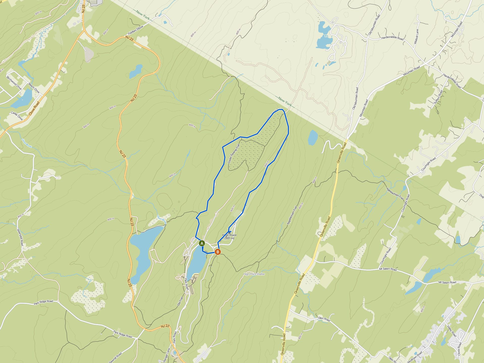 Easy hikes and walks in High Point State Park | Komoot